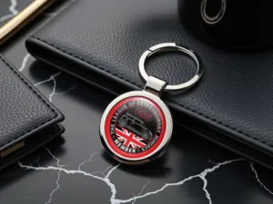 Mini Cooper Personalisiert Schlüsselring Logo Premium Metall